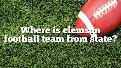 Where is clemson football team from state?