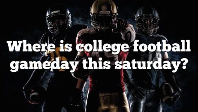 Where is college football gameday this saturday?