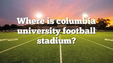 Where is columbia university football stadium?