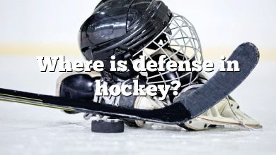 Where is defense in hockey?