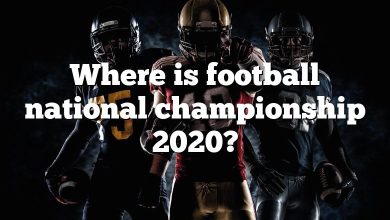 Where is football national championship 2020?