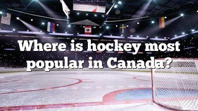 Where is hockey most popular in Canada?