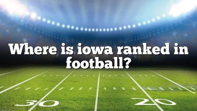 Where is iowa ranked in football?