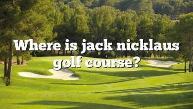 Where is jack nicklaus golf course?