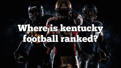 Where is kentucky football ranked?
