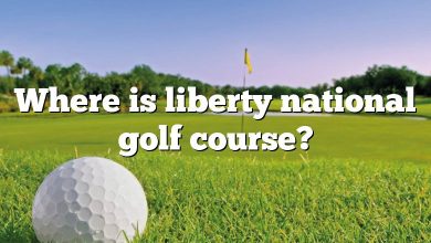 Where is liberty national golf course?