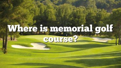 Where is memorial golf course?