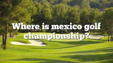 Where is mexico golf championship?