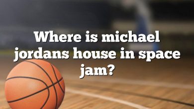 Where is michael jordans house in space jam?