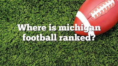 Where is michigan football ranked?