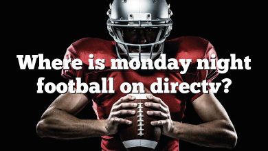 Where is monday night football on directv?