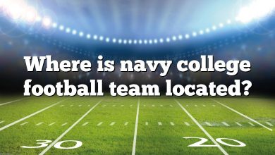 Where is navy college football team located?