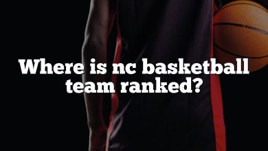 Where is nc basketball team ranked?