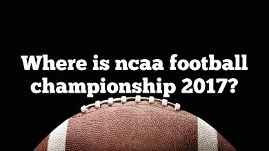 Where is ncaa football championship 2017?