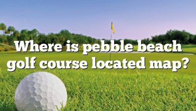 Where is pebble beach golf course located map?