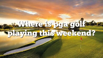 Where is pga golf playing this weekend?