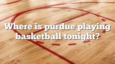 Where is purdue playing basketball tonight?