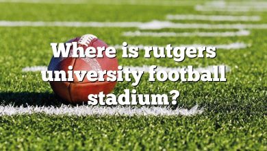 Where is rutgers university football stadium?