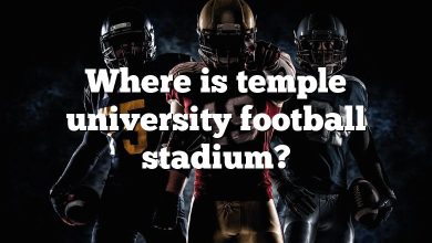 Where is temple university football stadium?