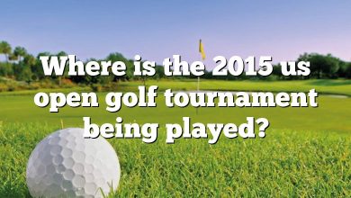 Where is the 2015 us open golf tournament being played?