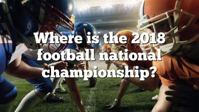 Where is the 2018 football national championship?
