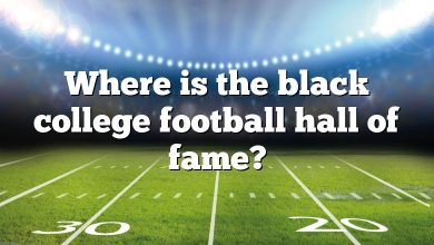 Where is the black college football hall of fame?