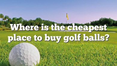 Where is the cheapest place to buy golf balls?