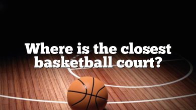 Where is the closest basketball court?