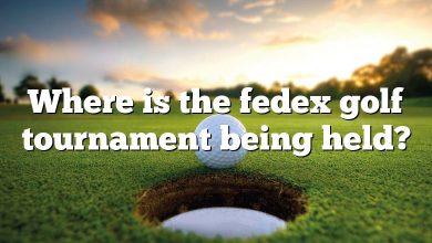 Where is the fedex golf tournament being held?