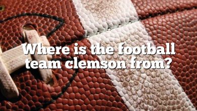 Where is the football team clemson from?