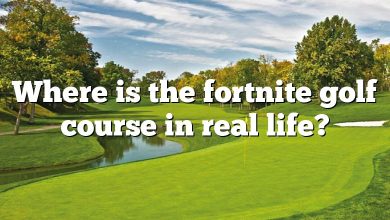 Where is the fortnite golf course in real life?