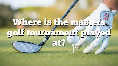 Where is the masters golf tournament played at?