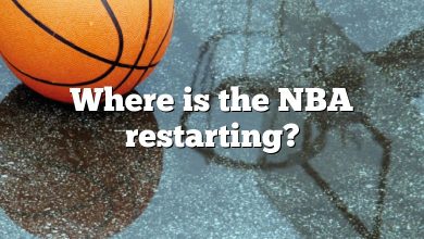 Where is the NBA restarting?