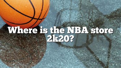 Where is the NBA store 2k20?