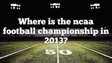 Where is the ncaa football championship in 2013?