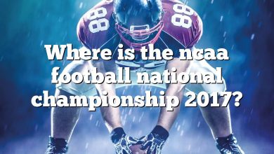 Where is the ncaa football national championship 2017?