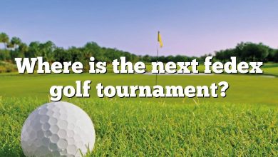 Where is the next fedex golf tournament?