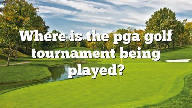 Where is the pga golf tournament being played?