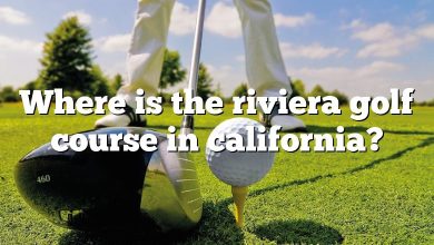 Where is the riviera golf course in california?