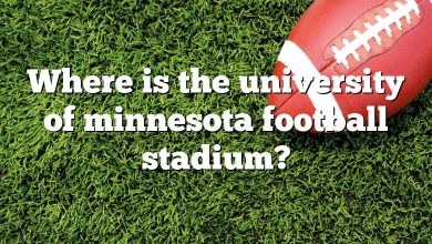 Where is the university of minnesota football stadium?