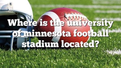 Where is the university of minnesota football stadium located?