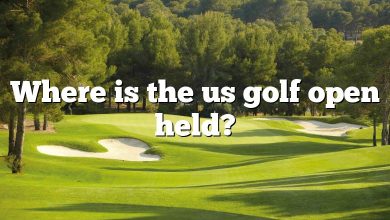 Where is the us golf open held?