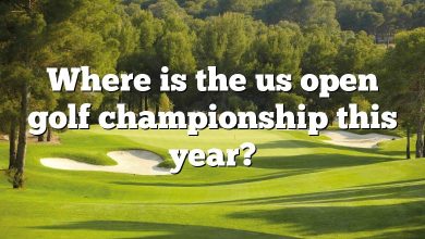 Where is the us open golf championship this year?