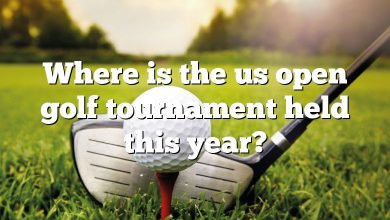 Where is the us open golf tournament held this year?