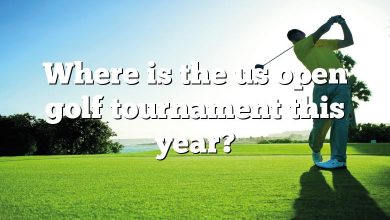 Where is the us open golf tournament this year?