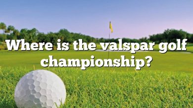 Where is the valspar golf championship?