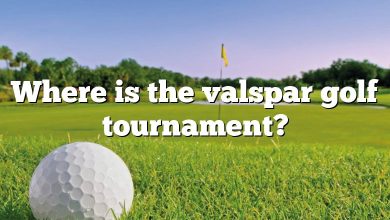 Where is the valspar golf tournament?