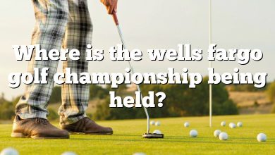 Where is the wells fargo golf championship being held?