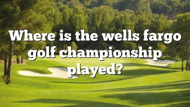 Where is the wells fargo golf championship played?