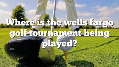 Where is the wells fargo golf tournament being played?